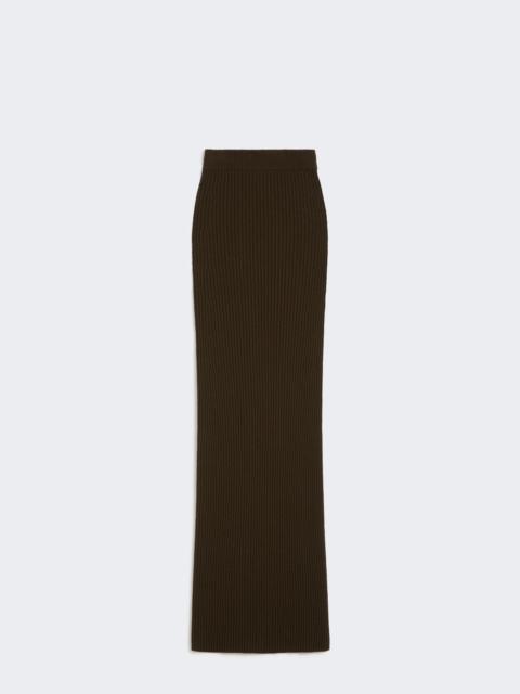 BORIS1234 Wool and cashmere pencil skirt