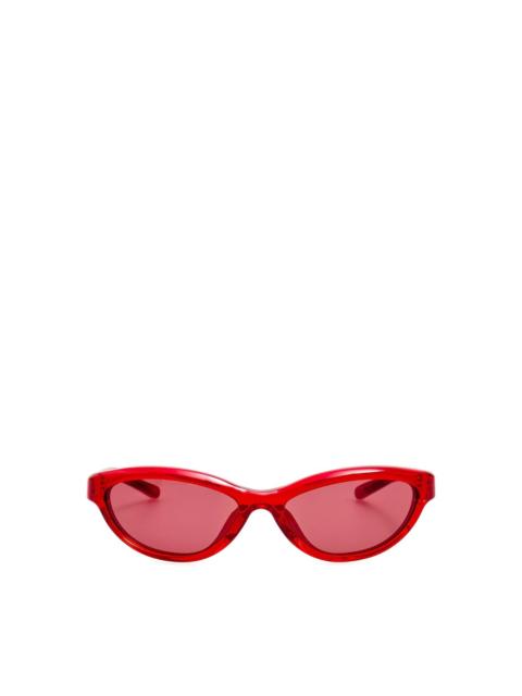OVAL-FRAME SUNGLASSES