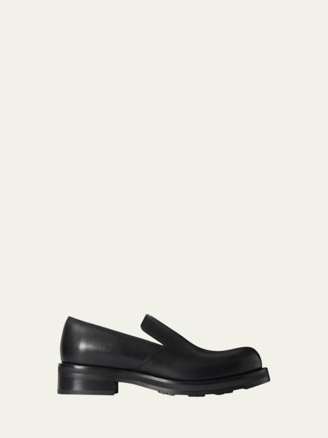 Men's Lug Sole Leather Loafers