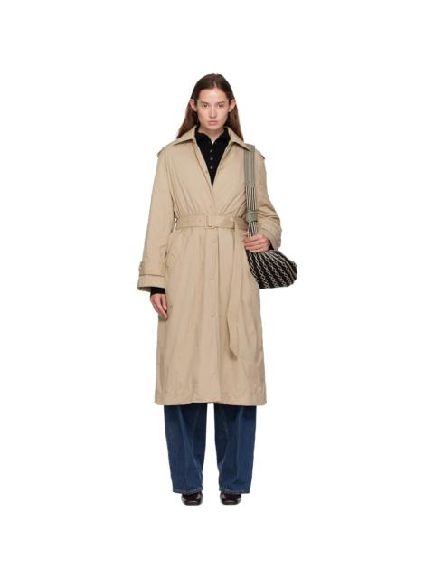 Beige Yevre Trench Coat