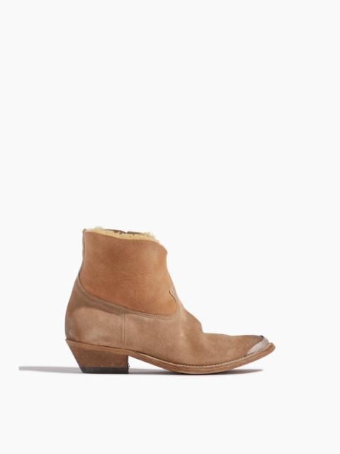 Young Boot in Tobacco/Cream