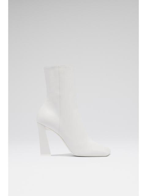 MARINE BOOTIE WHITE NAPPA
