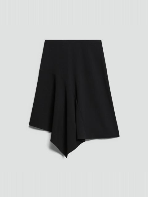 Panel Drape Skirt in Admiral Crepe