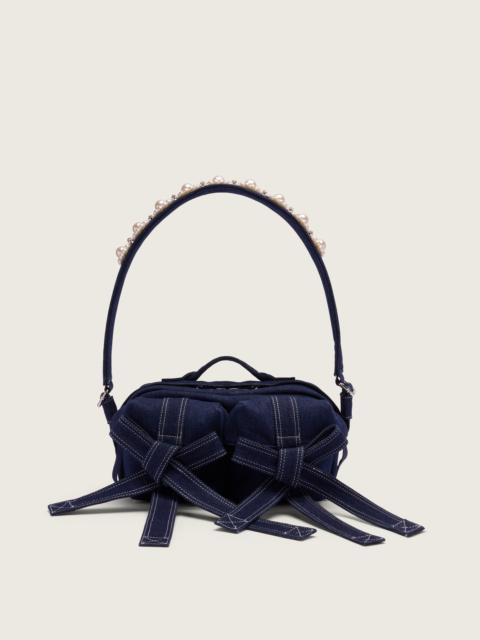 Beaded Classic Bow Crossbody Bag