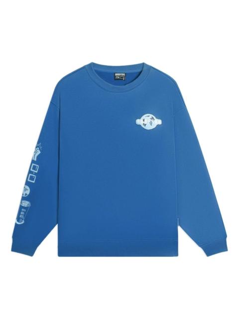Li-Ning BadFive Graphic Sweatshirt 'Blue' AWDSC01-4