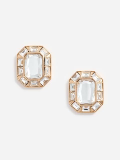 Gold Crystal Earrings