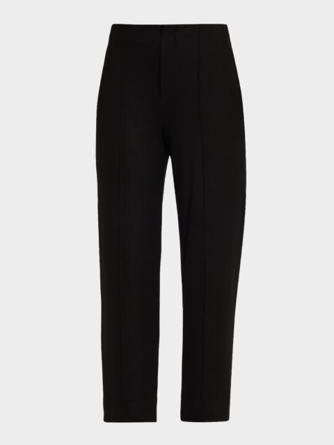 Tailored Straight-Leg Wool Trousers