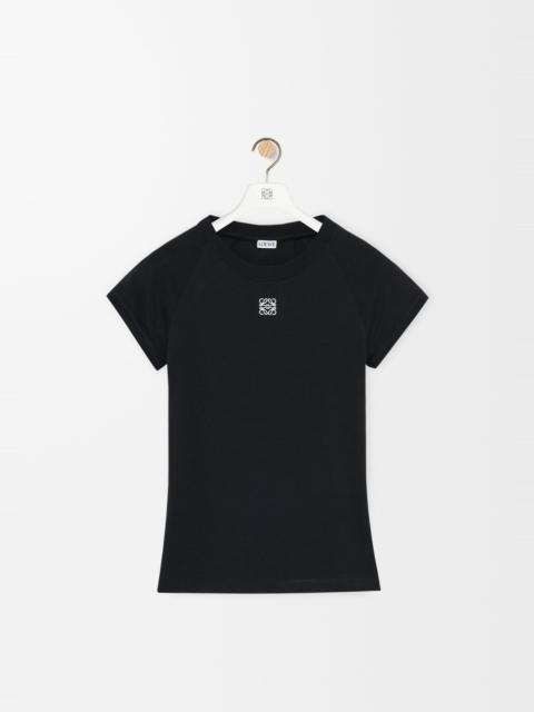 Small fit T-shirt in cotton blend