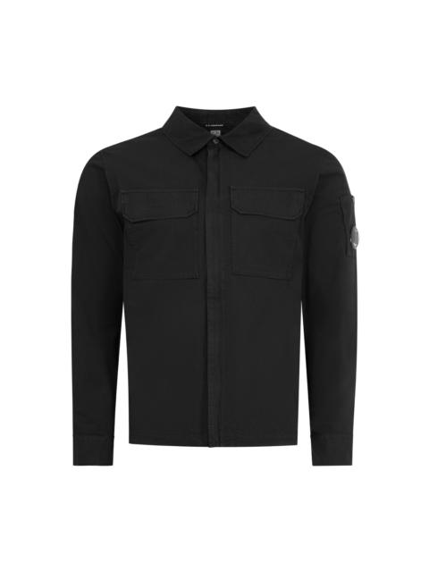 GABARDINE ZIPPED LENS OVERSHIRT