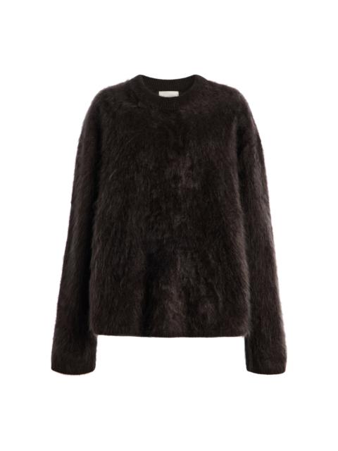Natalia Brushed Cashmere Sweater brown