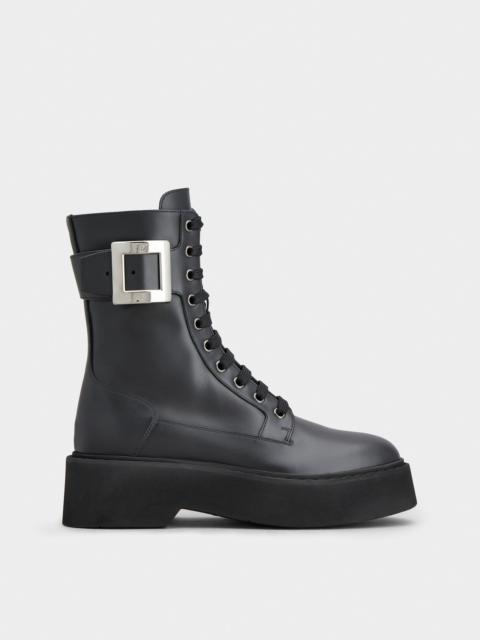 Viv' Rangers Combat Boots in leather