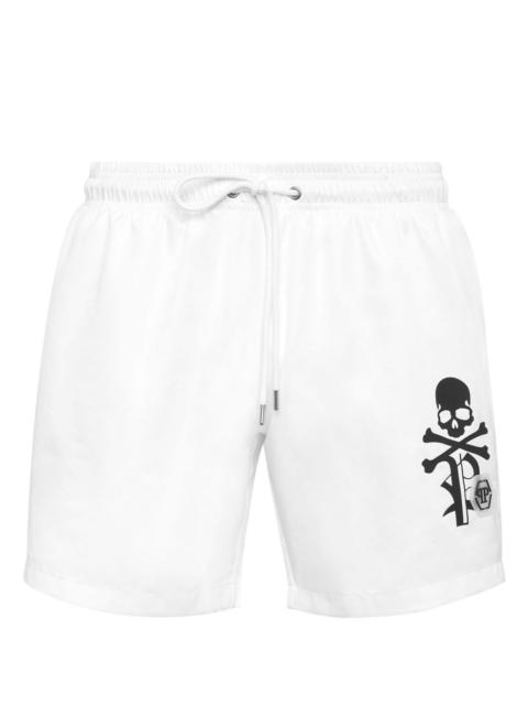 logo-print swim shorts