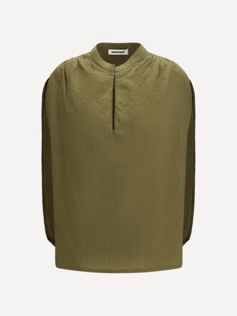 Tracy textured gathered Blouse