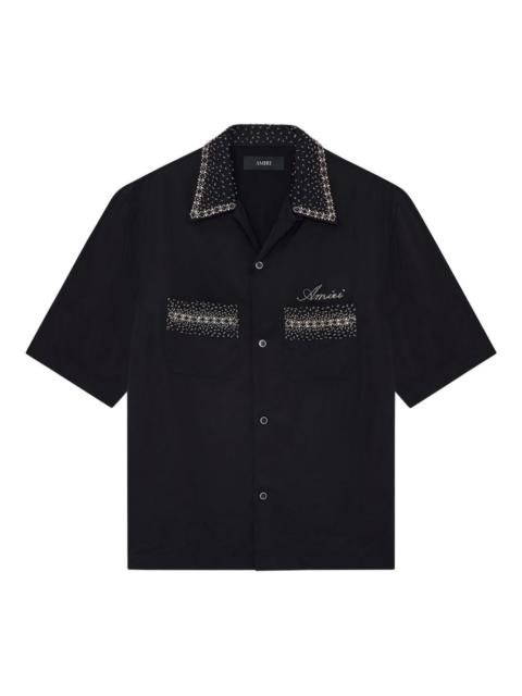 rhinestone-embellished shirt