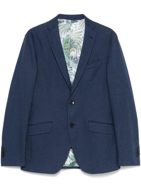 single-breasted blazer