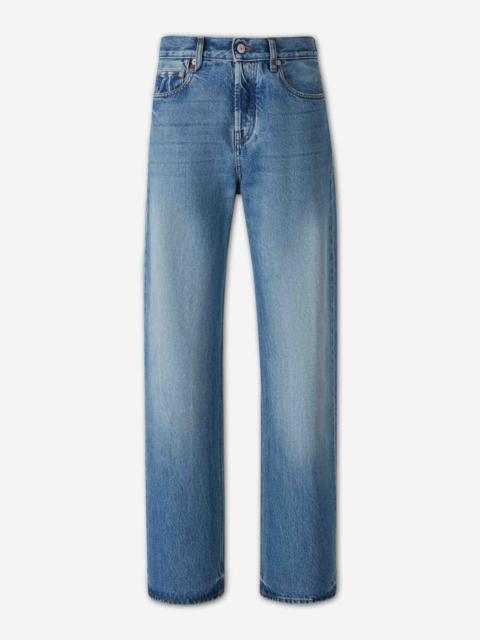WIDE LEG STRAIGHT JEANS