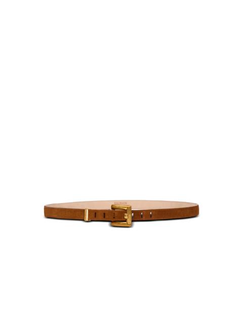 Anthem suede leather belt