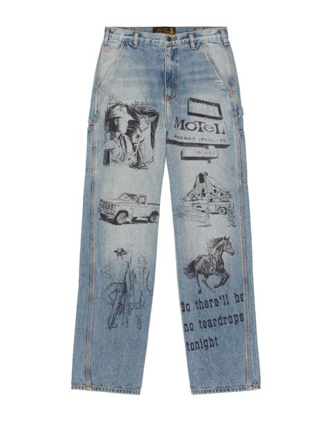 All Over Print Painters Pant