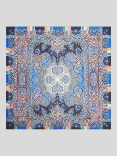 PAISLEY SILK AND CASHMERE SHAWL