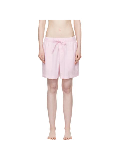 Pink Poplin Pyjama Shorts