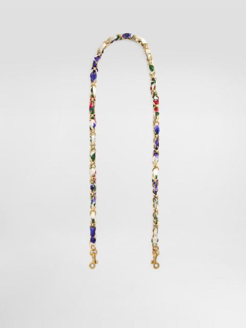 Bejeweled chain strap