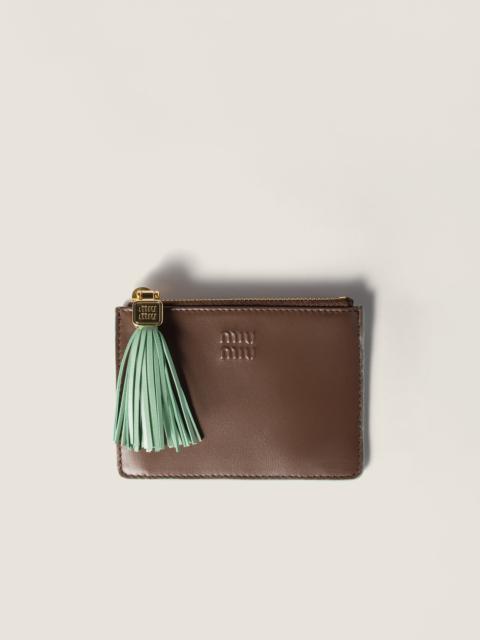 Leather card holder