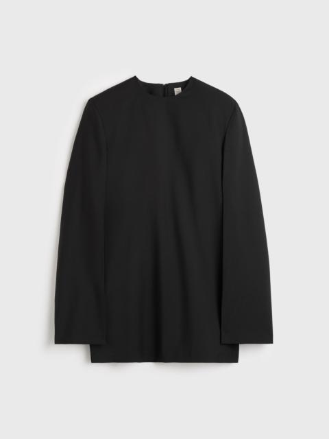 Tailored dinner blouse black