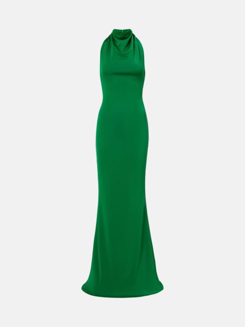 Erin halterneck maxi dress