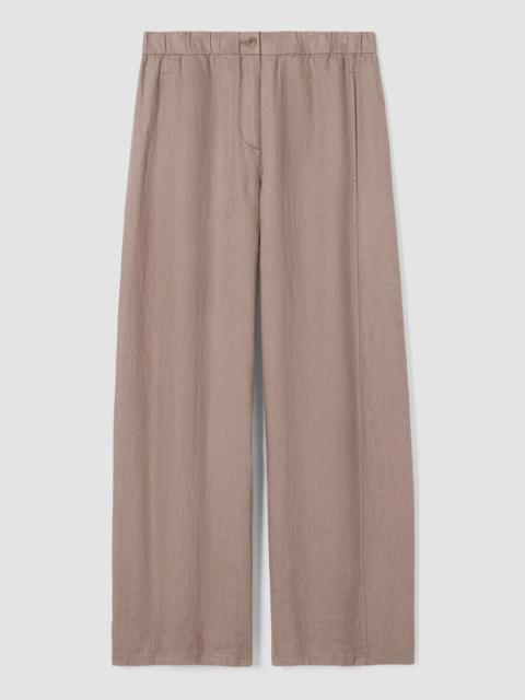 Organic Linen Wide-Leg Trouser Pant