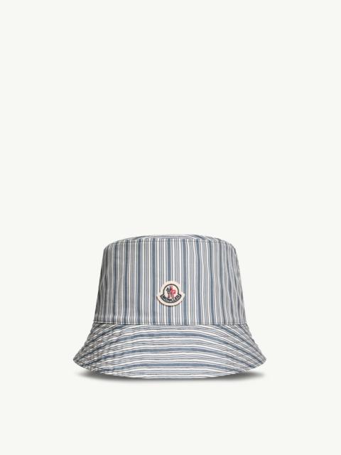 Reversible Striped Cotton Bucket hat
