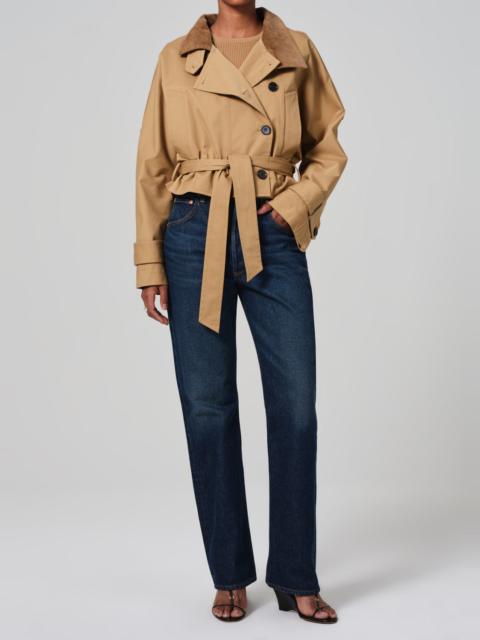 Kiernen Cropped Barn Jacket
In British Tan