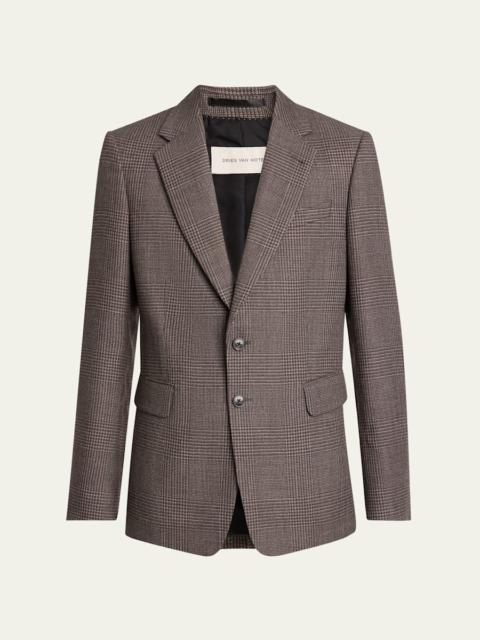 Men's Blaine Slim-Fit Glen Plaid Jacket