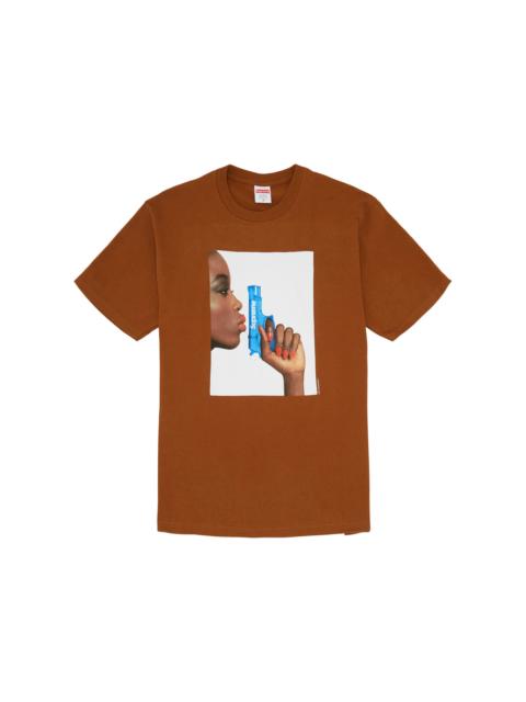 Supreme Water Pistol Tee Brown