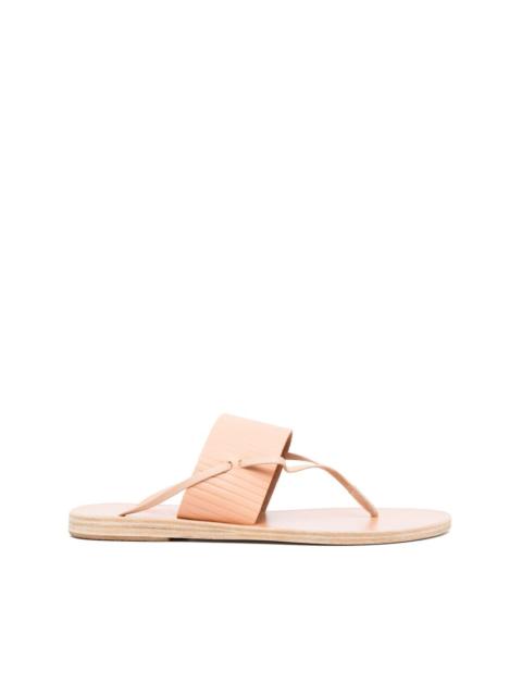 open-toe flat sandals