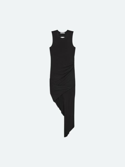 TWISTED DRAPE DRESS