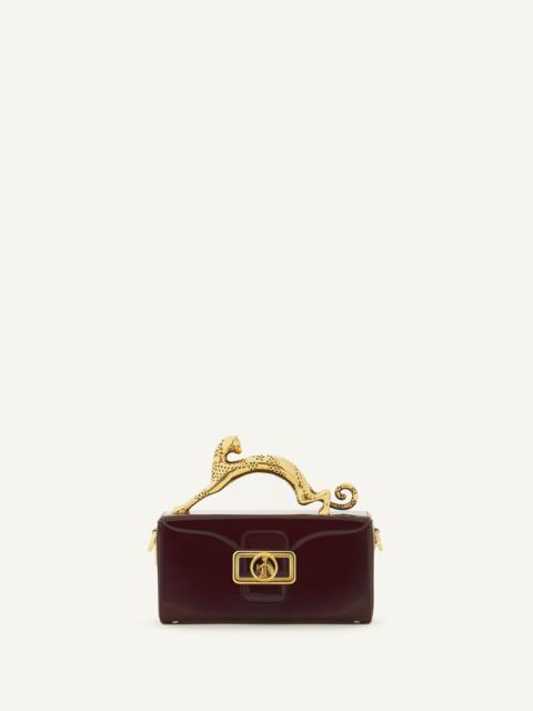 PENCIL CAT NANO PATENT LEATHER BAG