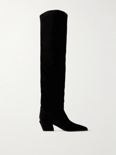 Bettina Suede Over-the-knee Boots