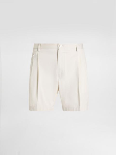 Fabric bermuda shorts