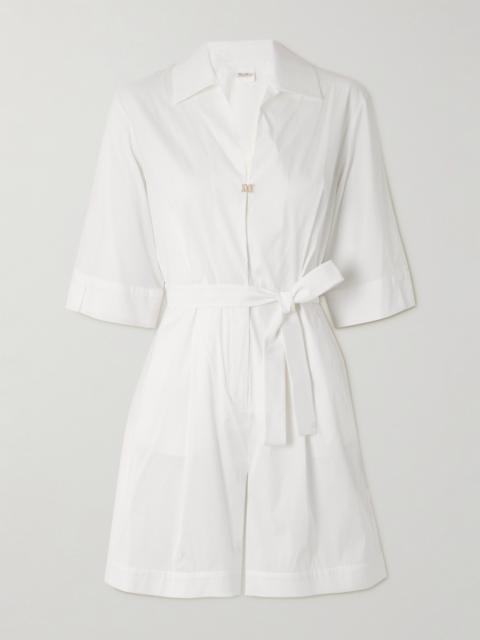 Canard Cotton-blend Playsuit