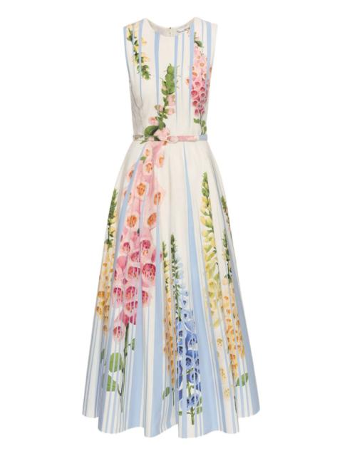 Foxglove Trompe L’oeil dress