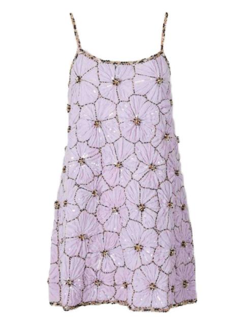 sequin-embellished mini dress