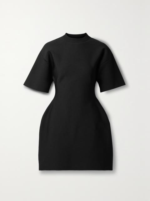 Hourglass Stretch-ponte Mini Dress