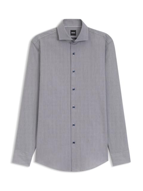 EASY-IRON SLIM-FIT SHIRT IN STRETCH COTTON