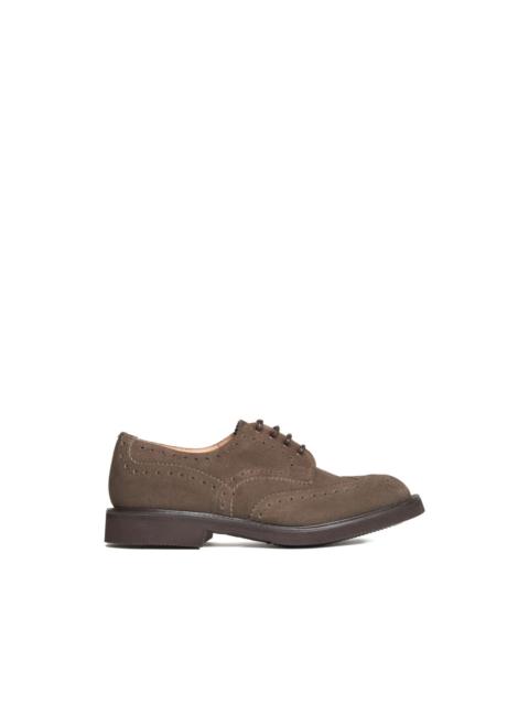 Bourton suede derby brogues