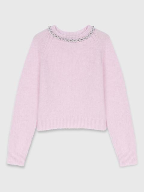 Removable jewel collar jumper