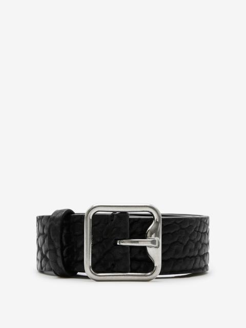 Leather B Buckle Belt