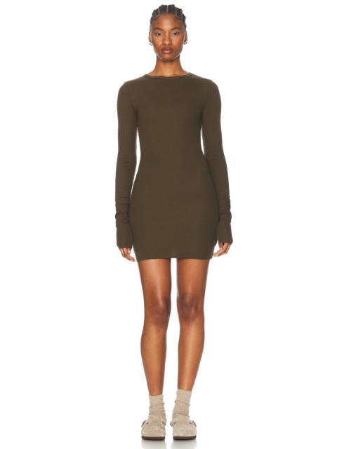 Long Sleeve Crewneck Mini Dress