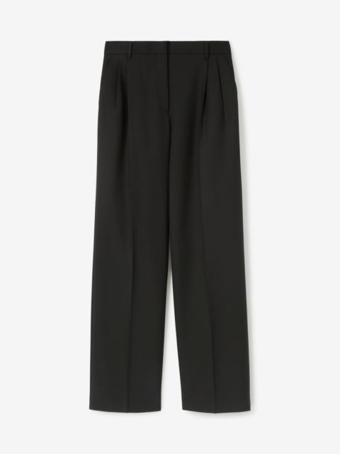 Wool Wide-leg Trousers