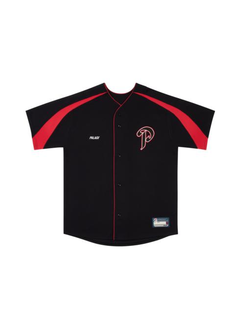P PASEBALL JERSEY BLACK