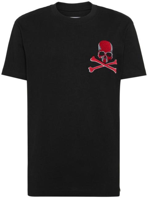 skull-print cotton T-shirt